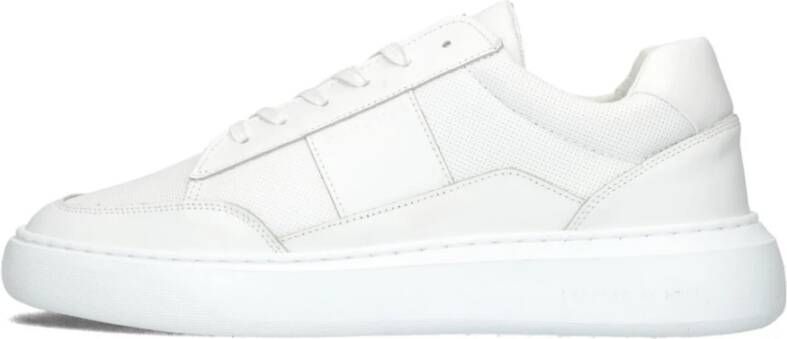 Cycleur de Luxe Taupe Nubuck Lage Sneakers White Heren