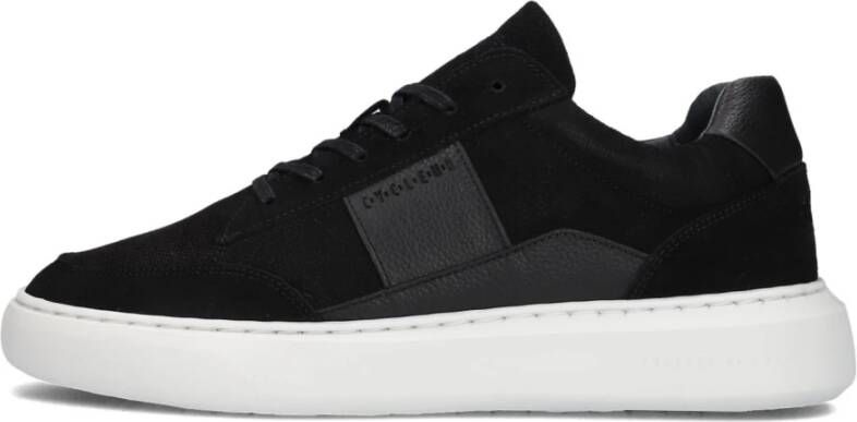 Cycleur de Luxe Zwarte Suède Lage Sneakers Black Heren