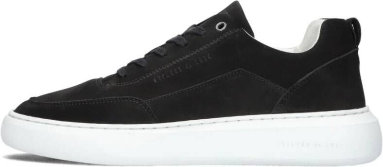 Cycleur de Luxe Zwarte Suède Sneaker Roubaix Stijlvol Ontwerp Black Heren