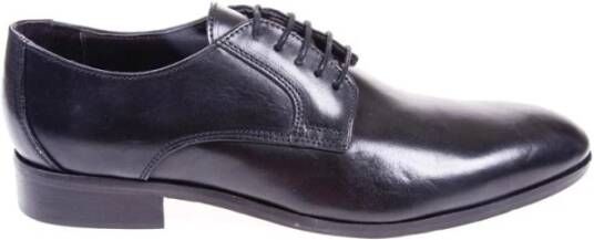 Daniele Alessandrini Derby Schoenen Zwart Leer