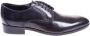 Daniele Alessandrini Derby Schoenen Zwart Leer - Thumbnail 1