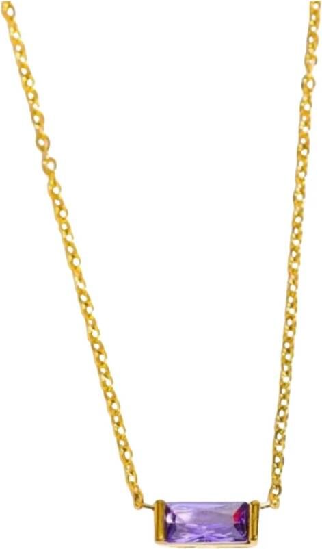 Dansk Copenhagen Juni Geboortesteen Waterdichte Ketting