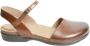 Dansko Bruin leren slingback sandalen - Thumbnail 1