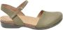 Dansko Militair Groene Nubuck Slingback Sandalen - Thumbnail 1