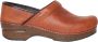 Dansko Stijlvolle Slip-On Leren Schoenen Brown Dames - Thumbnail 1