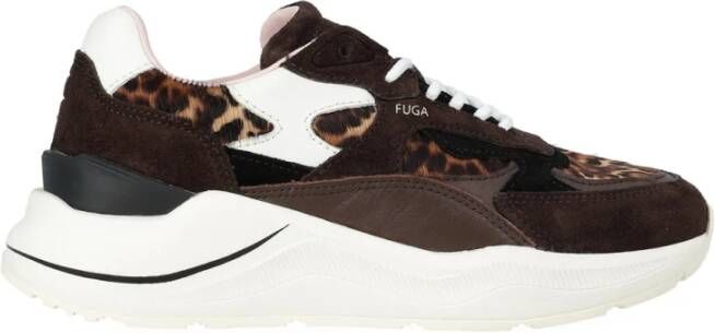 D.A.T.E Lage Sneakers Dames Torneo Pure Maat: 41 Materiaal: Textiel Kleur: Bruin - Foto 3