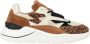 D.a.t.e. Animalier Taupe Mode Sneakers - Thumbnail 1