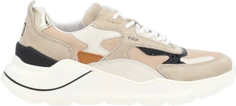 D.a.t.e. Beige Fuga Sneakers voor vrouwen Beige Dames