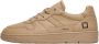 D.a.t.e. Beige Leren Court 2.0 Mono Sneakers Beige Heren - Thumbnail 1