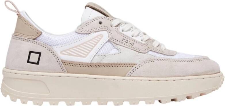 D.a.t.e. Leren Sneakers voor Buiten White Dames