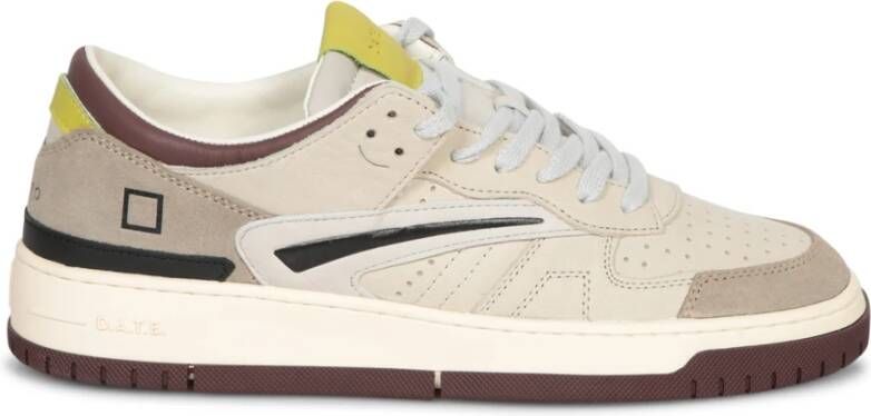 D.a.t.e. Beige Sneakers voor Mannen