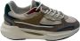 D.a.t.e. Beige Suède en Nylon Sneakers Beige Heren - Thumbnail 1