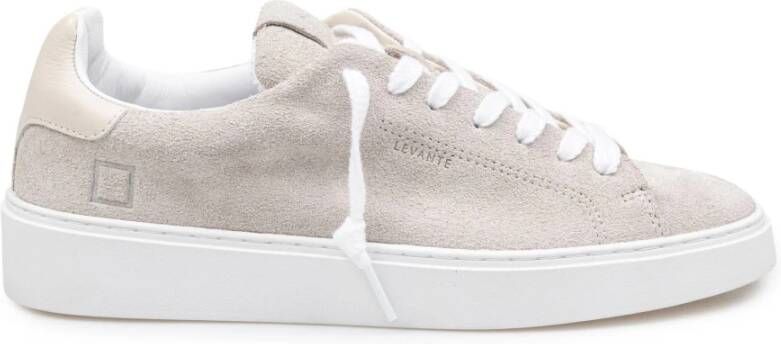 D.a.t.e. Beige Suède Sneakers