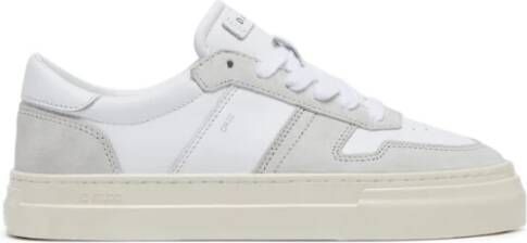 D.a.t.e. Witte Bicolor Leren Sneaker White Dames