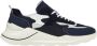 D.a.t.e. Blauwe Canvas Sneakers Multicolor Heren - Thumbnail 3