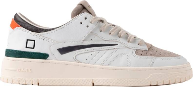 D.a.t.e. Blauwe Leren Sneakers met Unieke Details - Foto 2