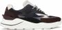 D.a.t.e. Blauwe Suède Leren Sneakers Multicolor Heren - Thumbnail 1