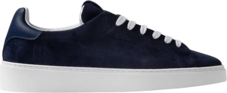 D.a.t.e. Blauwe Suède Sneakers Levante Stijl
