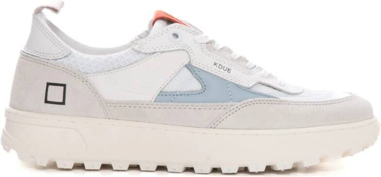 D.a.t.e. Canvas en suède hybride sneaker