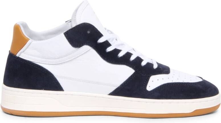 D.a.t.e. Heren Sneaker M391-Cd-C0-Wi Blauw Suède Blue Heren
