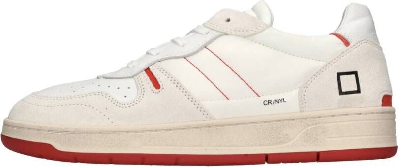 D.a.t.e. Court 2.0 Nylonbianco-Rosso Sneakers