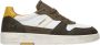 D.a.t.e. Court 2.0 Sneakers in wit groen leer Multicolor Heren - Thumbnail 7