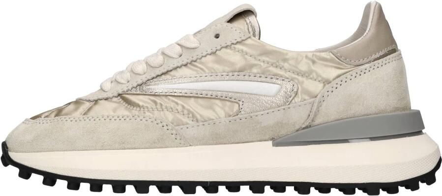 D.a.t.e. Platina Gelamineerde Sneakers voor Vrouwen