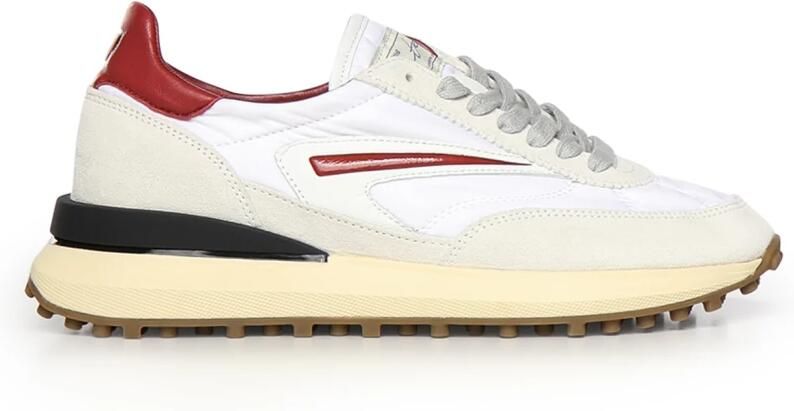 D.A.T.E Lage Sneakers Heren Athleta Maat: 44 Materiaal: Textiel Kleur: Wit - Foto 2
