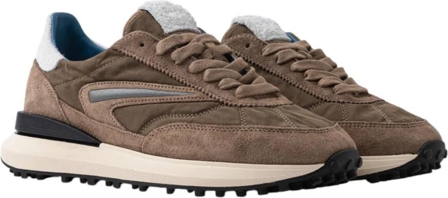 D.a.t.e. Athleta hardloopsneakers in modderkleur