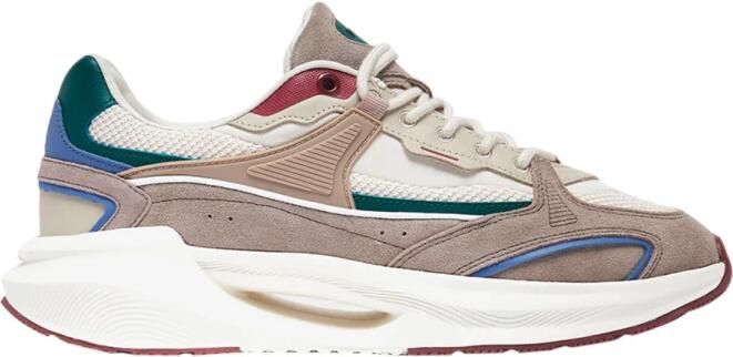 D.a.t.e. Beige Suède en Nylon Sneakers Beige Heren
