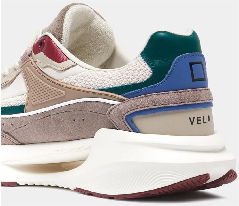 D.a.t.e. Beige Suède en Nylon Sneakers Beige Heren - Foto 2