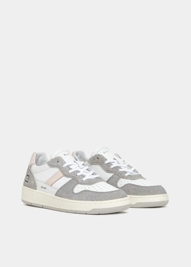 D.a.t.e. Wit-Grijs Court 2.0 Damesschoenen Gray Dames - Foto 3