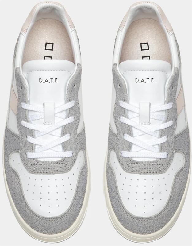 D.a.t.e. Wit-Grijs Court 2.0 Damesschoenen Gray Dames - Foto 6