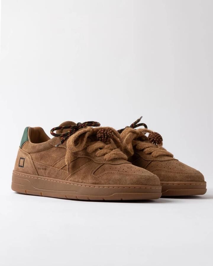 D.A.T.E. Court 2.0 Suede Cuoio - Foto 5