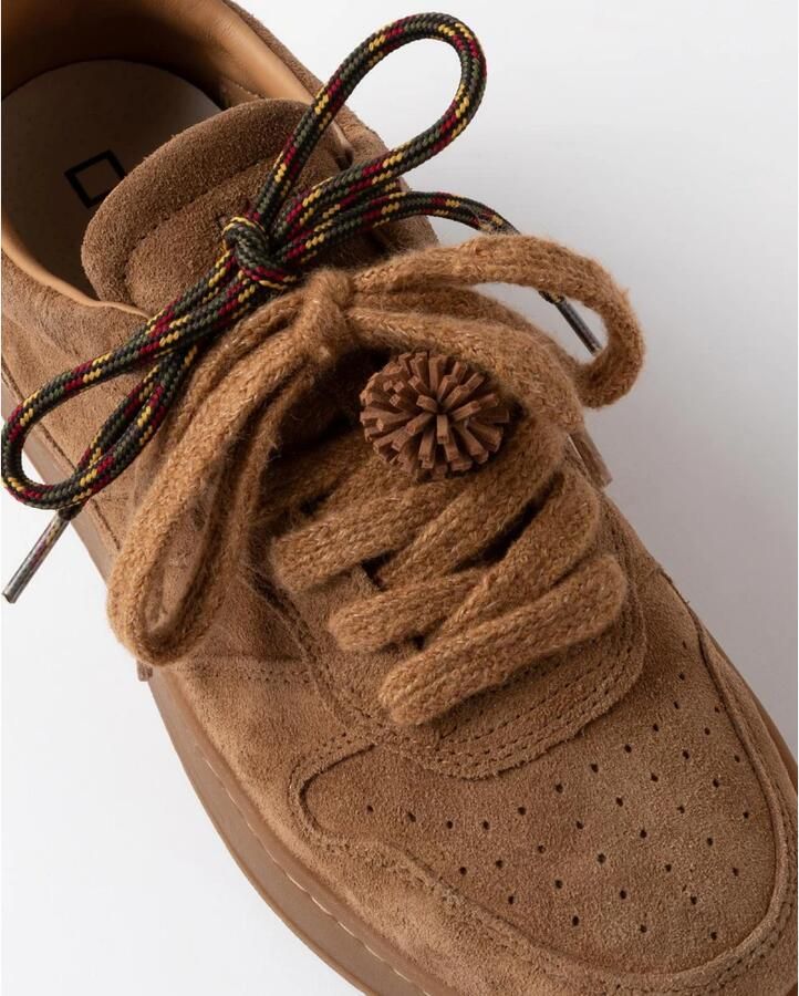 D.A.T.E. Court 2.0 Suede Cuoio - Foto 3