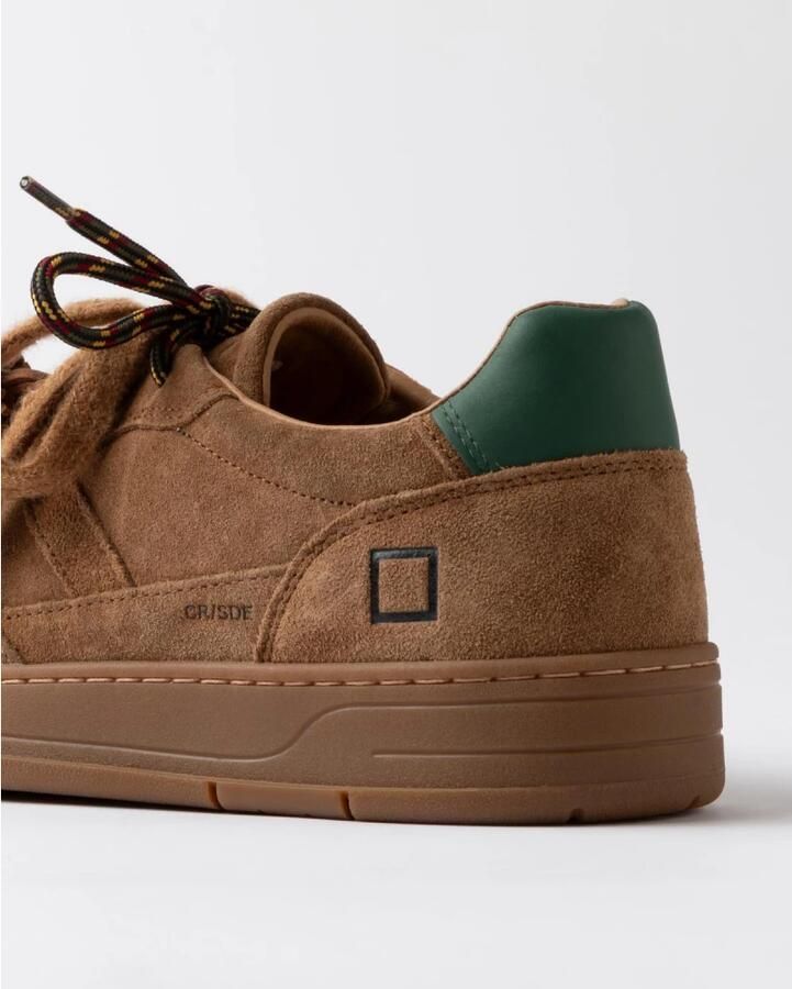 D.A.T.E. Court 2.0 Suede Cuoio - Foto 4
