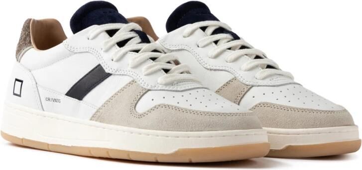 D.A.T.E. Sneakers M451-C2-VN-WN COURT 2.0 VINTAGE-WHITE BROWN - Foto 5