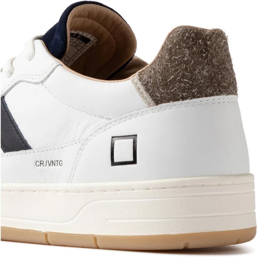 D.A.T.E. Sneakers M451-C2-VN-WN COURT 2.0 VINTAGE-WHITE BROWN - Foto 2