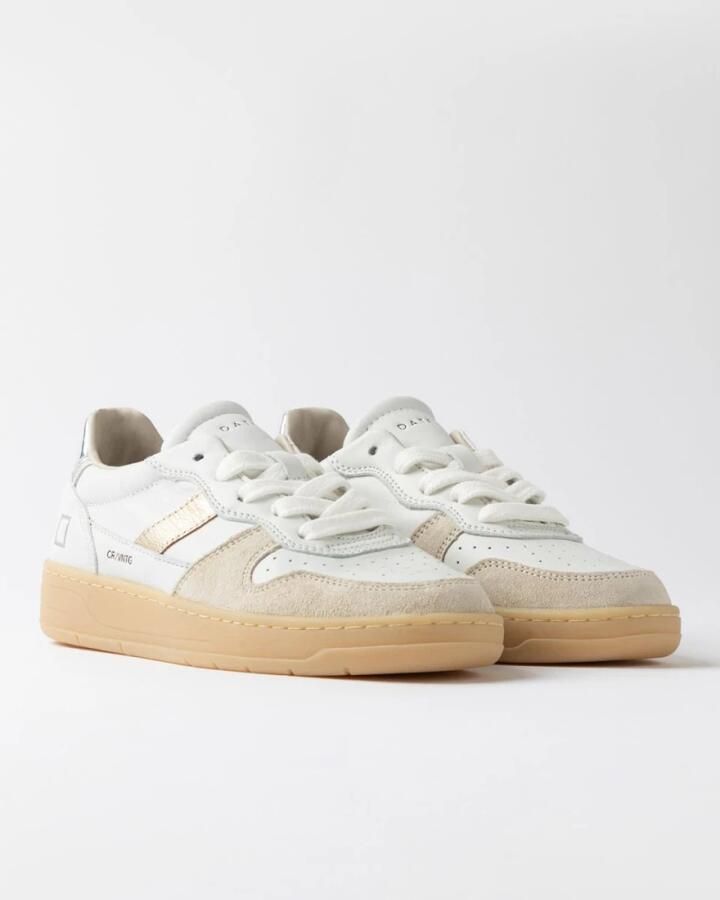 D.A.T.E. Sneakers W451-C2-VN-WH COURT 2.0 VINTAGE-WHITE - Foto 2