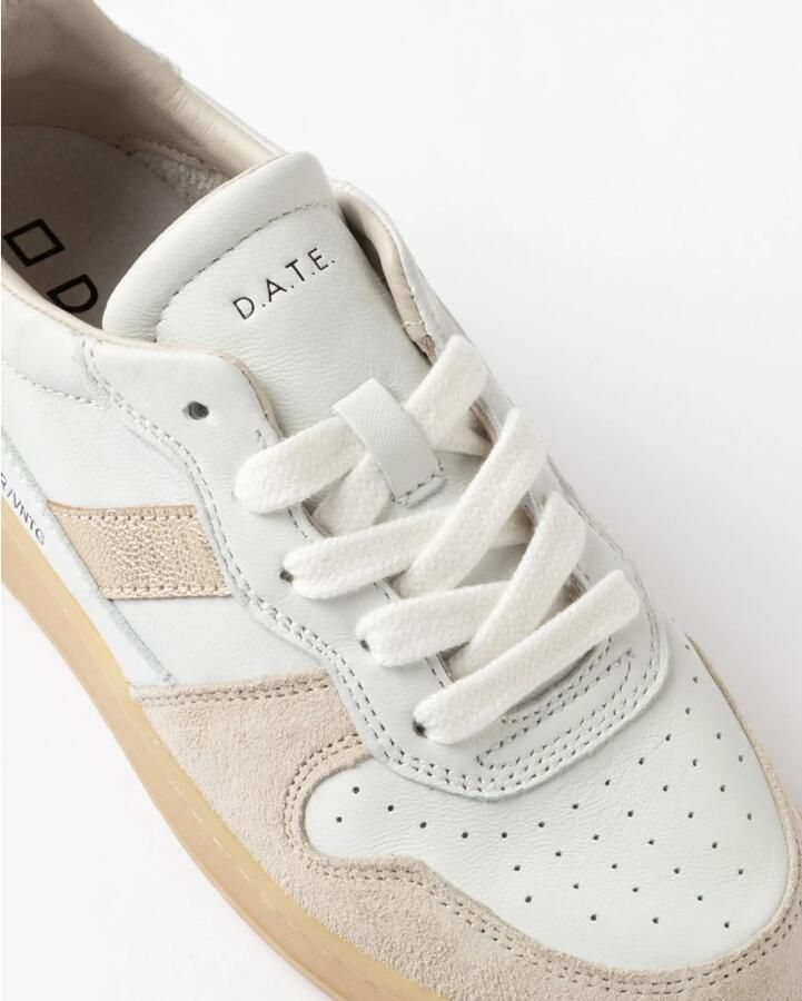 D.A.T.E. Sneakers W451-C2-VN-WH COURT 2.0 VINTAGE-WHITE - Foto 3