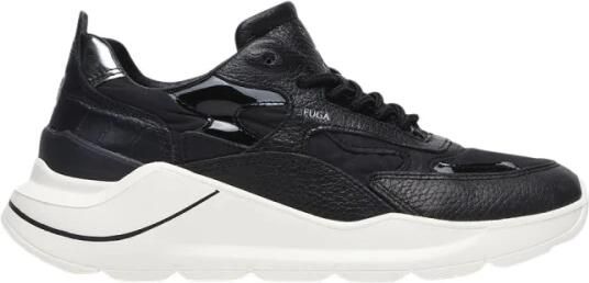 D.a.t.e. Zwarte hardloopschoenen met zilveren accenten Zwart Dames - Foto 4