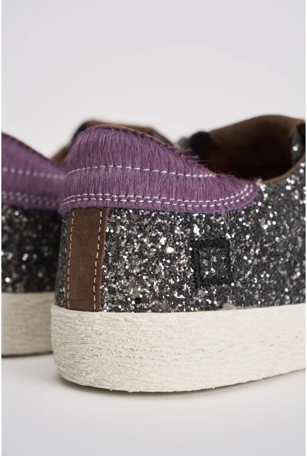 D.a.t.e. Glitter Multicolor Lage Sneakers