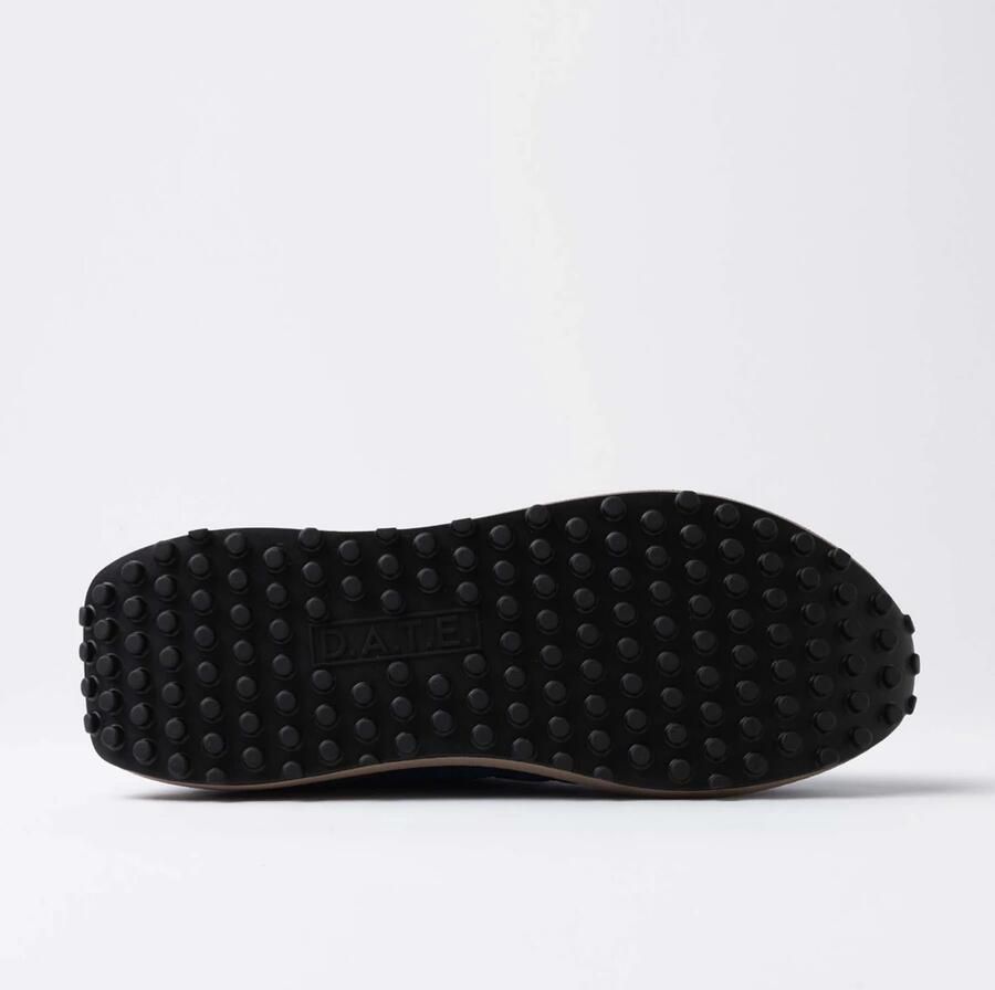 D.A.T.E. Grijze Lage Sneakers Nylon Suède - Foto 3