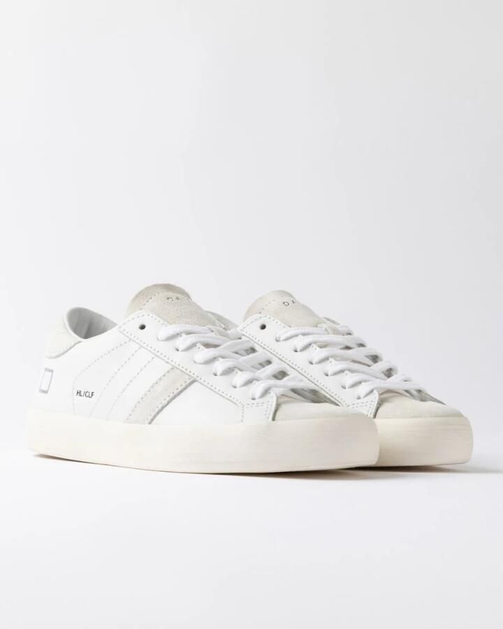 D.A.T.E. Lage Sneakers W451-HL-CA-WH HILL LOW CALF-WHITE - Foto 2
