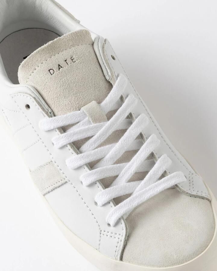 D.A.T.E. Lage Sneakers W451-HL-CA-WH HILL LOW CALF-WHITE - Foto 3