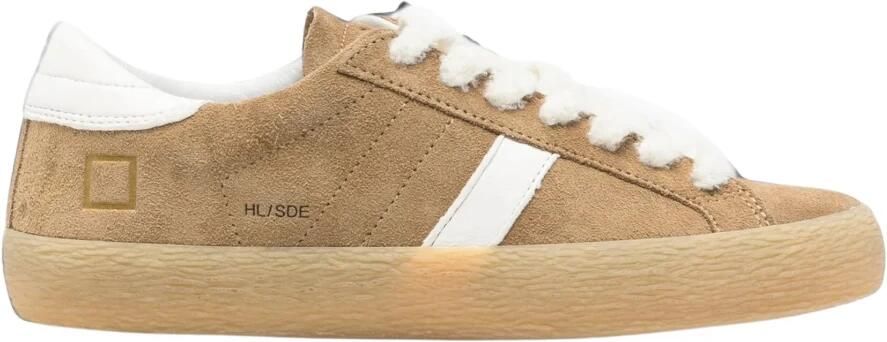 D.A.T.E. Lage Sneakers W451-HL-SD-CM HILL LOW SUEDE-CAMEL
