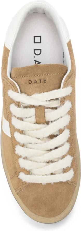 D.A.T.E. Lage Sneakers W451-HL-SD-CM HILL LOW SUEDE-CAMEL - Foto 4