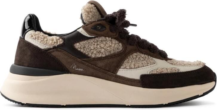 D.A.T.E. Sneakers W451-HL-SD-BR HILL LOW SUEDE-BROWN