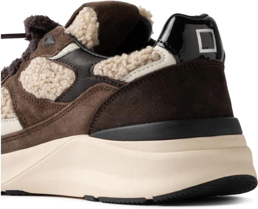 D.A.T.E. Sneakers W451-HL-SD-BR HILL LOW SUEDE-BROWN - Foto 4
