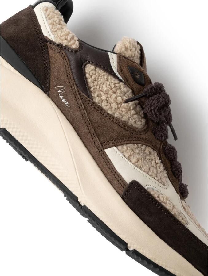 D.A.T.E. Sneakers W451-HL-SD-BR HILL LOW SUEDE-BROWN - Foto 3